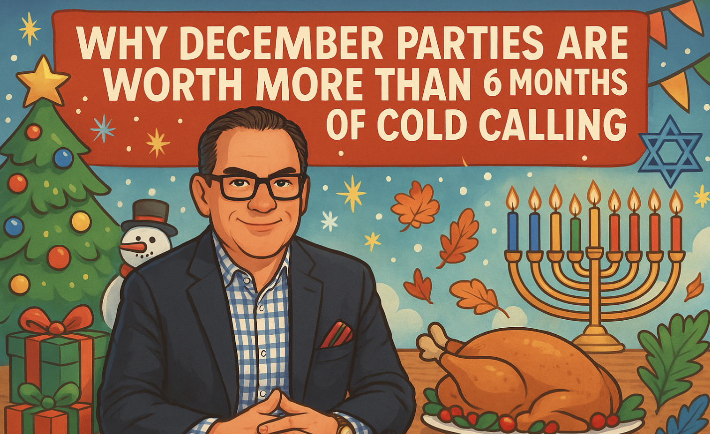 Why December parties are worth more than 6 months of cold calling.