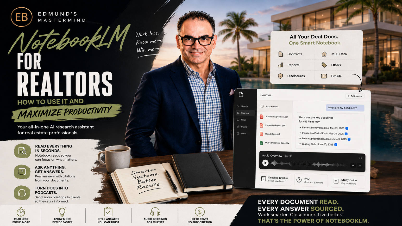 NotebookLM for Realtors — Google's $0 Research Assistant for Your Deals